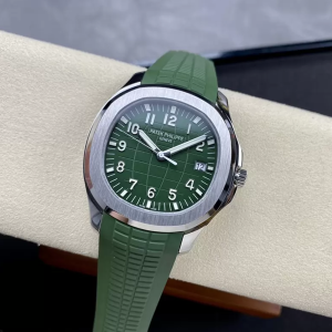3K공장 파텍필립 아쿠아넛 그린 다이얼 SS 러버밴드 40mm 5168