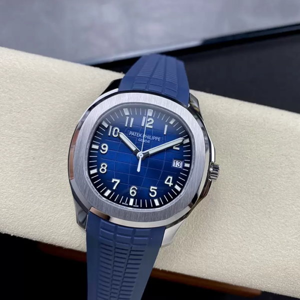 3K공장 파텍필립 아쿠아넛 블루 다이얼 SS 러버밴드 42mm 5168G