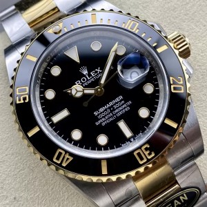 클린공장 롤렉스 신형 서브마리너 데이트 검판 콤비 41mm