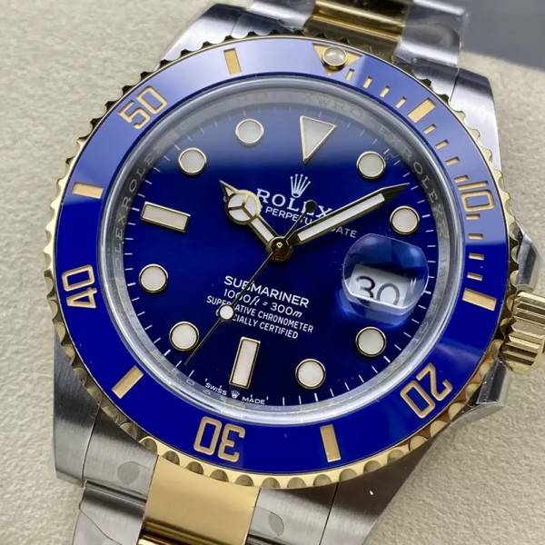 클린공장 롤렉스 신형 서브마리너 청판 콤비 41mm 126613LB