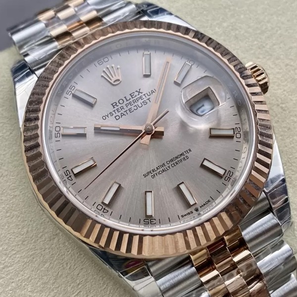 VS공장 롤렉스 데이저스트 로즈골드 다이얼 바인덱스 RG 콤비 쥬빌레 41mm 126331