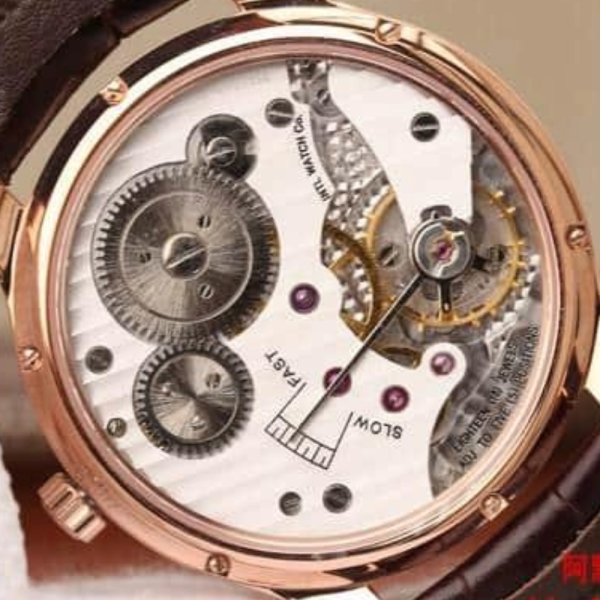 ZF공장 IWC 포르투기저 존스 소드 로즈골드 화이트 다이얼 레더 스트랩 44mm IW545408