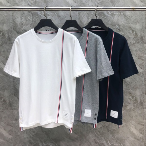 톰브라운 24SS 웨빙 플레인 라펠 반팔