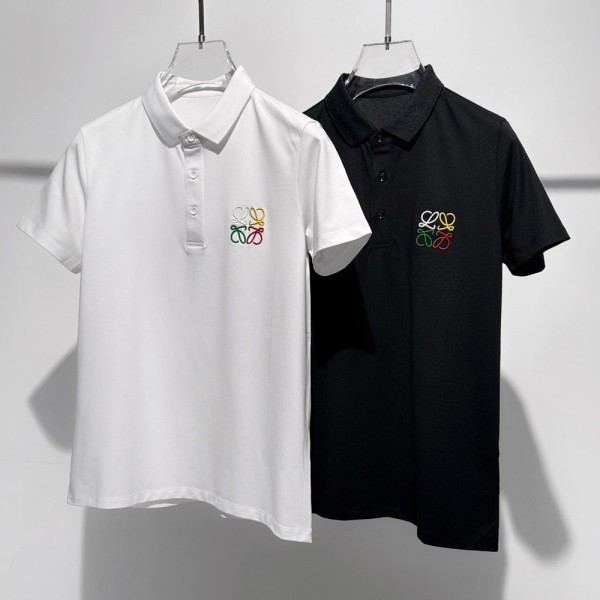 로에베 24SS 자수 로고 폴로 반팔