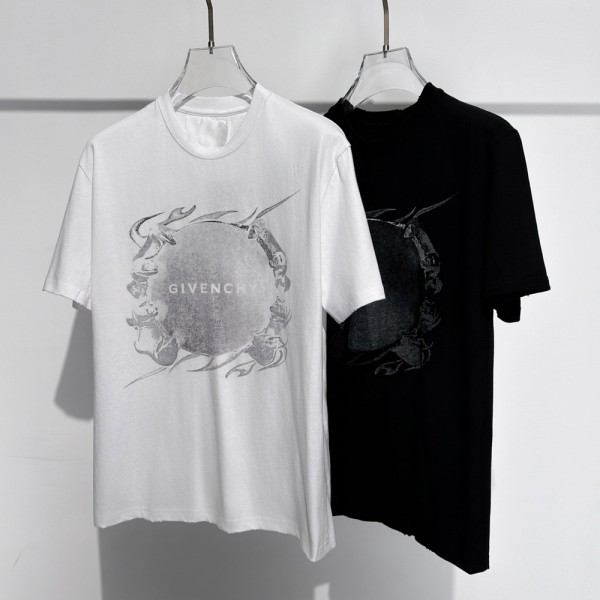 지방시 24SS 스테이플 코튼 반팔 티셔츠