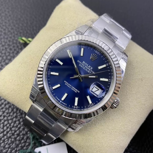 VS공장 롤렉스 데이저스트 청판 다이얼 바인덱스 SS 오이스터 41mm 126334