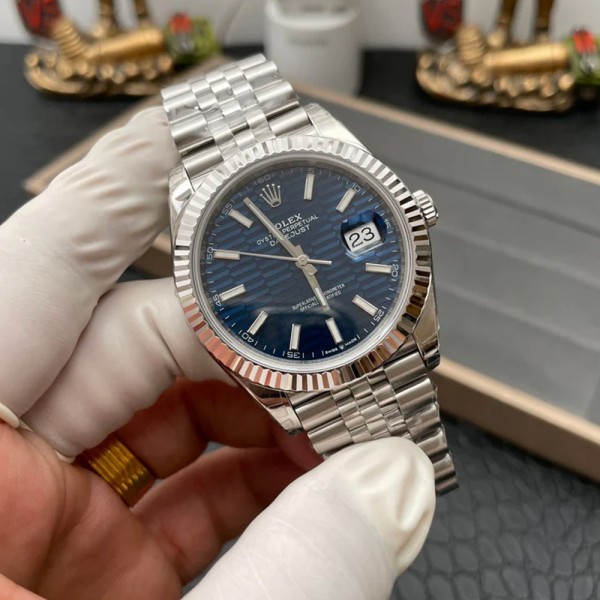 VS공장 롤렉스 데이저스트 청판 텍스처 다이얼 바인덱스 SS 쥬빌레 41mm 126334