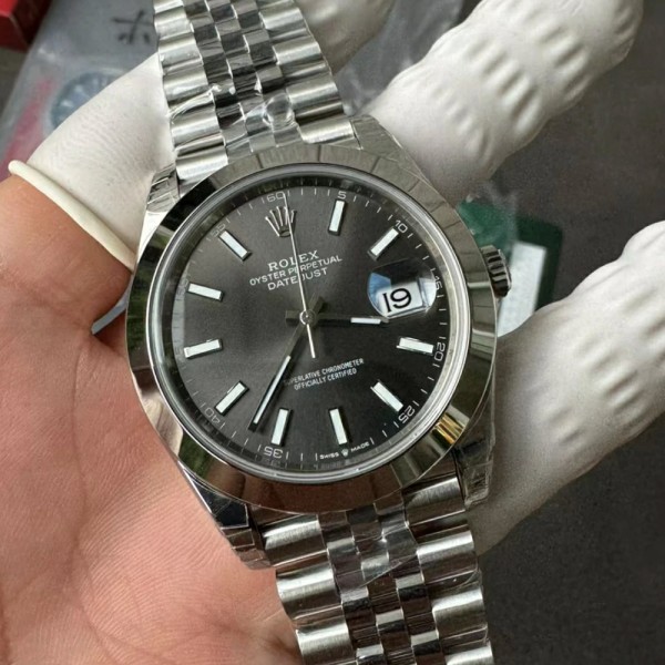 VS공장 롤렉스 데이저스트 그레이 다이얼 바인덱스 돔 베젤 오이스터 41mm 126300