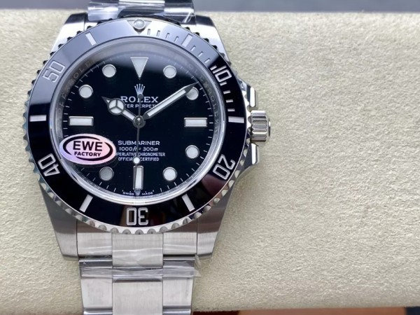 EWE공장 롤렉스 신형 서브마리너 논데이트 검판 41mm 124060