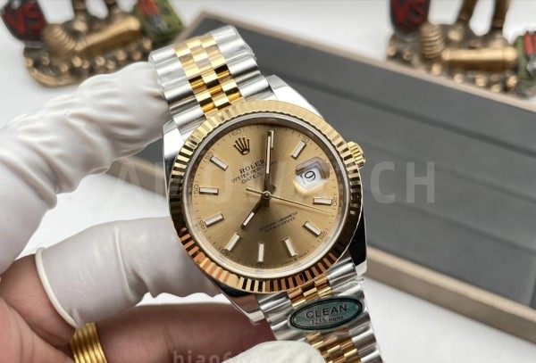클린공장 롤렉스 데이저스트 옐로우 골드 다이얼 바인덱스 YG 콤비 쥬빌레 41mm 126333