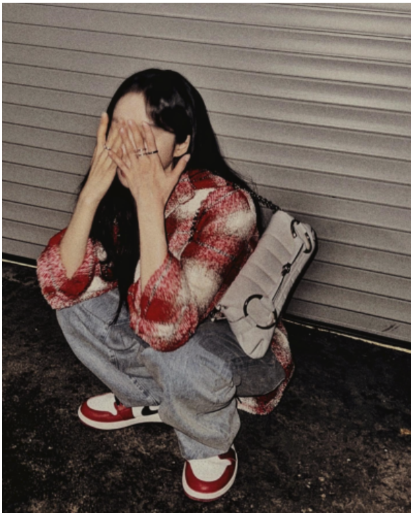 [이청아 PICK] 구찌 홀스빗 체인 미디엄 숄더백 화이트