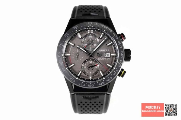 XF공장 태그호이어 까레라 크로노그래프 문서피스 러버 스트랩 43mm CAR201J.FT6087