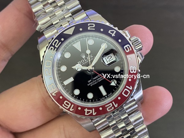 VS공장 롤렉스 GMT 마스터2 펩시걸 쥬빌레 브레이슬릿 40mm V3버전 126710 BLRO